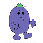 How to Draw Mr. Grumble from Mr. Men