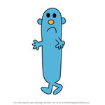How to Draw Mr. Mean from Mr. Men
