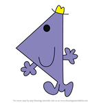 How to Draw Mr. Rush from Mr. Men