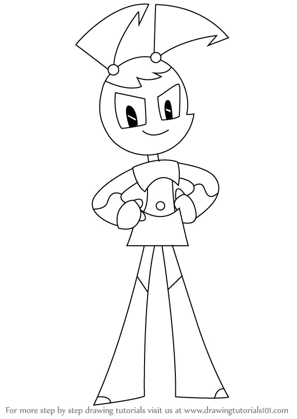 Learn How to Draw Jenny Wakeman from My Life as a Teenage Robot (My
