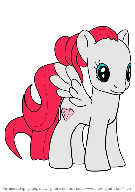 Learn How to Draw Diamond Rose from My Little Pony - Friendship Is