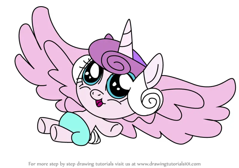 Learn How to Draw Flurry Heart from My Little Pony - Friendship Is