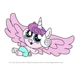 How to Draw Flurry Heart from My Little Pony - Friendship Is Magic