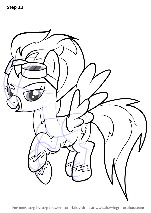 Learn How to Draw Misty Fly from My Little Pony 