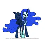 How to Draw Nightmare Moon from My Little Pony - Friendship Is Magic
