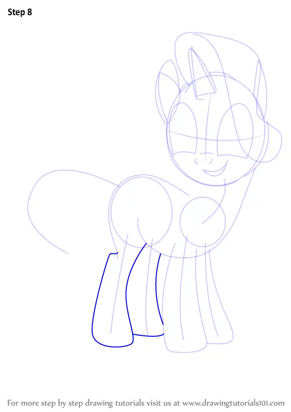 Learn How to Draw Rarity from My Little Pony: Friendship 