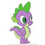 How to Draw Spike from My Little Pony: Friendship Is Magic