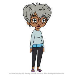 How to Draw Abuelita Yolie from Nina's World