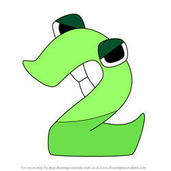 How to Draw Green 2 from Number Lore