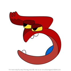 How to Draw Number 3 from Number Lore