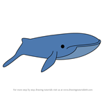 How to Draw Blue whale from Octonauts