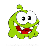 How to Draw Om Nom from Om Nom Stories
