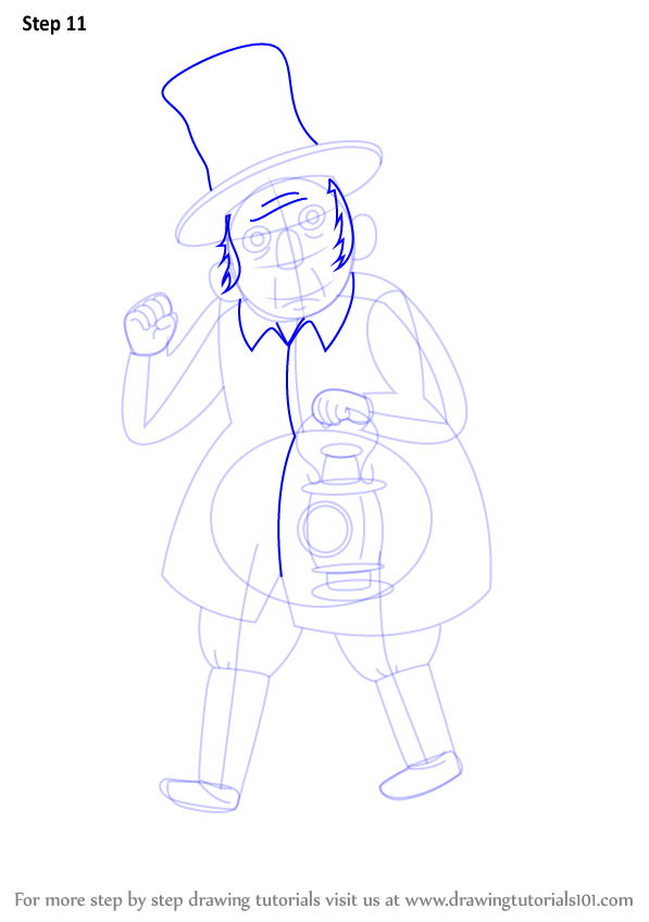 How to Draw The Woodsman from Over the Garden Wall (Over the Garden