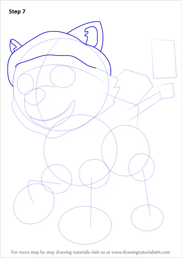 How to Draw Everest from PAW Patrol (PAW Patrol) Step by Step : Drawing Tutorials