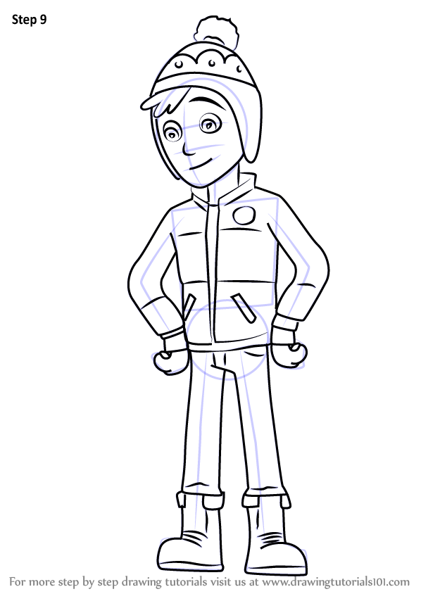 Learn How to Draw Jake from PAW Patrol (PAW Patrol) Step by Step