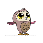 How to Draw Little Hootie from PAW Patrol