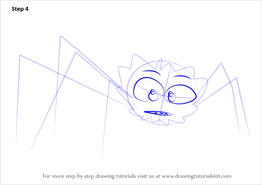 Learn How to Draw Spider King from PAW Patrol (PAW Patrol) Step Step : Drawing Tutorials