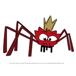 How to Draw Spider King from PAW Patrol