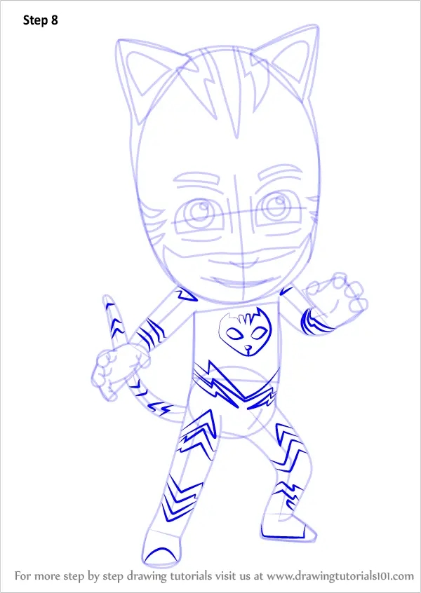 Featured image of post How To Draw Pj Masks Characters Pj masks coloring pages how to draw catboy gekko and owlette