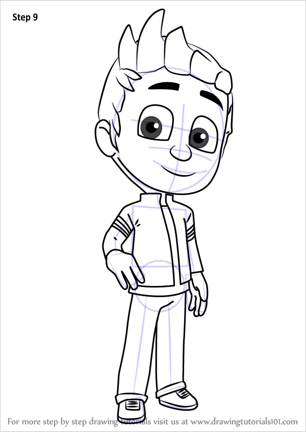 Learn How to Draw Connor from PJ Masks (PJ Masks) Step by Step