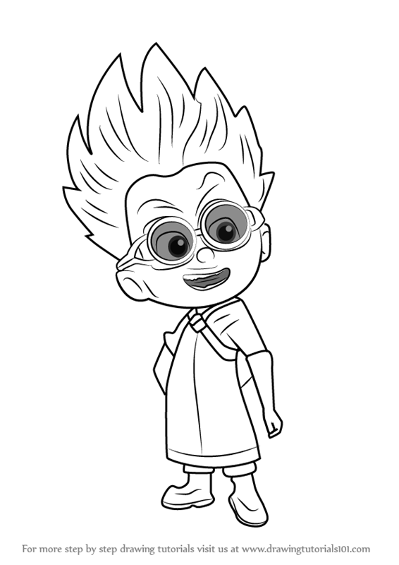 Learn How to Draw Romeo from PJ Masks (PJ Masks) Step by Step : Drawing