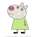 How to Draw Penny Pony from Peppa Pig