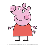 How to Draw Peppa Pig from Peppa Pig