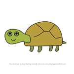 How to Draw Perla's Tortoise from Peppa Pig