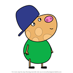 How to Draw Pete Pony from Peppa Pig