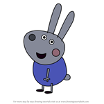 How to Draw Roo Rabbit from Peppa Pig