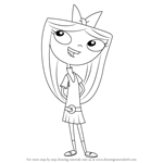 How to Draw Isabella Garcia-Shapiro from Phineas and Ferb