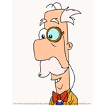 How to Draw Reginald Fletcher from Phineas and Ferb