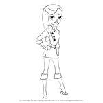 How to Draw Vanessa Doofenshmirtz from Phineas and Ferb