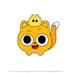 How to Draw Ninimo from Pinkfong