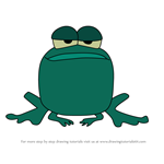 How to Draw Frog from Pocoyo