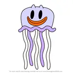 How to Draw Jellyfish from Pocoyo