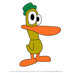 How to Draw Pato from Pocoyo