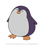 How to Draw Penguin from Pocoyo