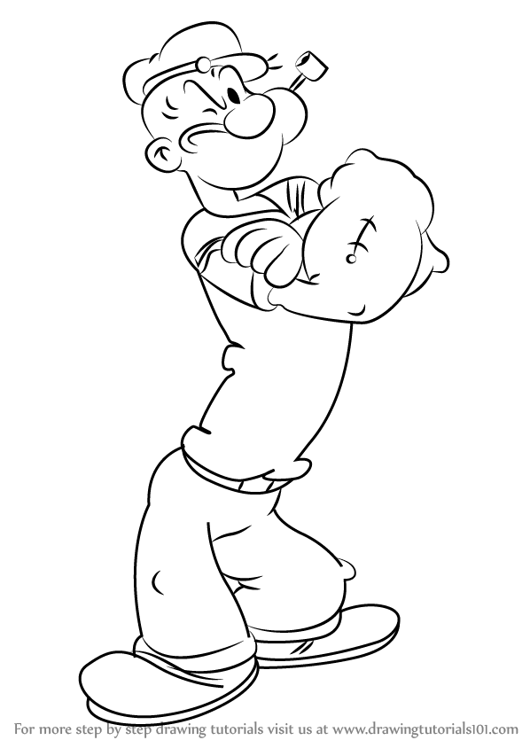 Animex- ANMX Art - Popeye / Easy Drawing #2 . . . . . | Facebook