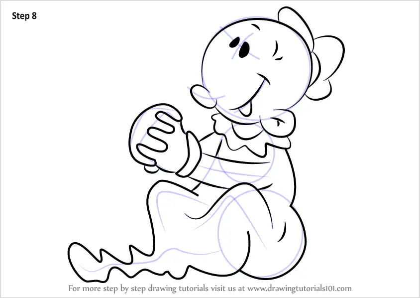 Learn How to Draw Swee'Pea from Popeye the Sailor (Popeye the Sailor