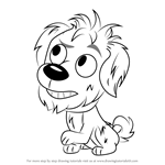 How to Draw Beardy from Pound Puppies