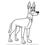 How to Draw Bingo from Pound Puppies
