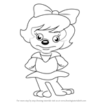 How to Draw Bright Eyes from Pound Puppies