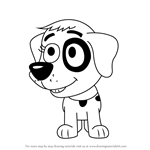 How to Draw Checkers from Pound Puppies