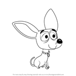 How to Draw Cuddlesworth from Pound Puppies