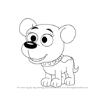 How to Draw Cupcake from Pound Puppies