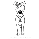 How to Draw Dash Whippet from Pound Puppies