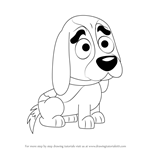 How to Draw Millard from Pound Puppies