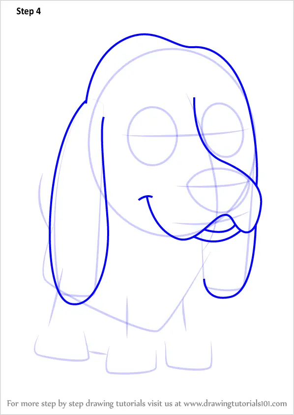 How to Draw Nougat from Pound Puppies (Pound Puppies) Step by Step ...