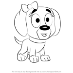 How to Draw Nutmeg from Pound Puppies